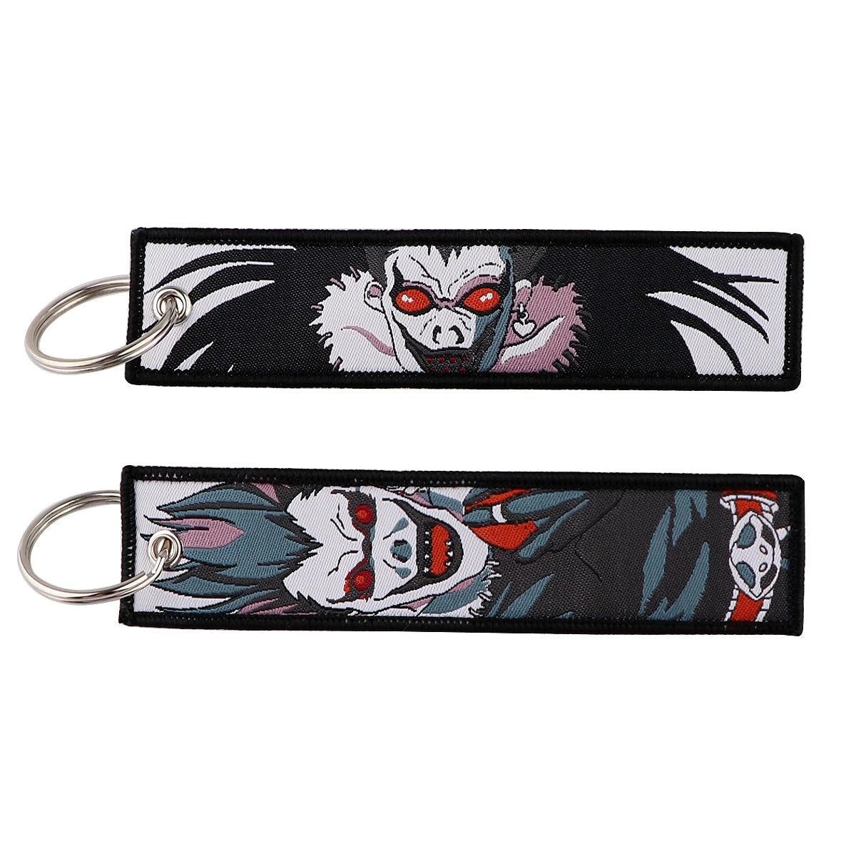 Classic Anime Cool Embroidery Key Fobs Key Tag Motorcycles GlowCart