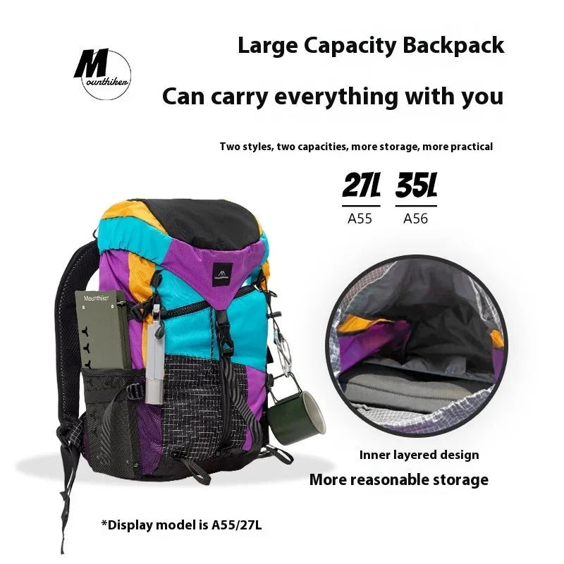 MOUNTAINHIKER 27L 35L Outdoor Camping Mountaineering Bag