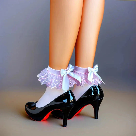 Summer Women Sockings High Elasticity Nolita Stereoscopic GlowCart