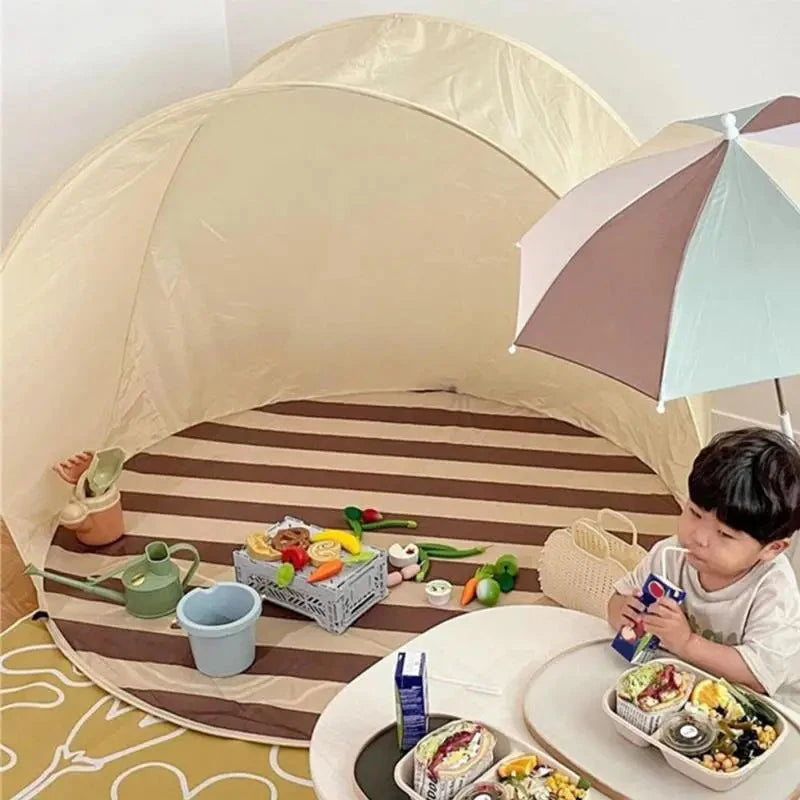 Waterproof Automatic Instant Pop up Tent Family Camping GlowCart