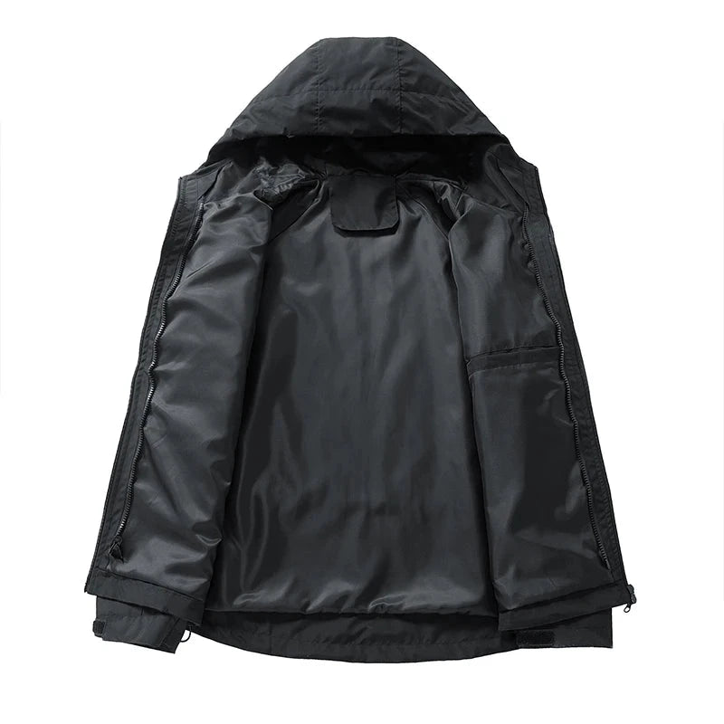 CHRLCK Men's Waterproof Hiking Jacket Women Splicing GlowCart