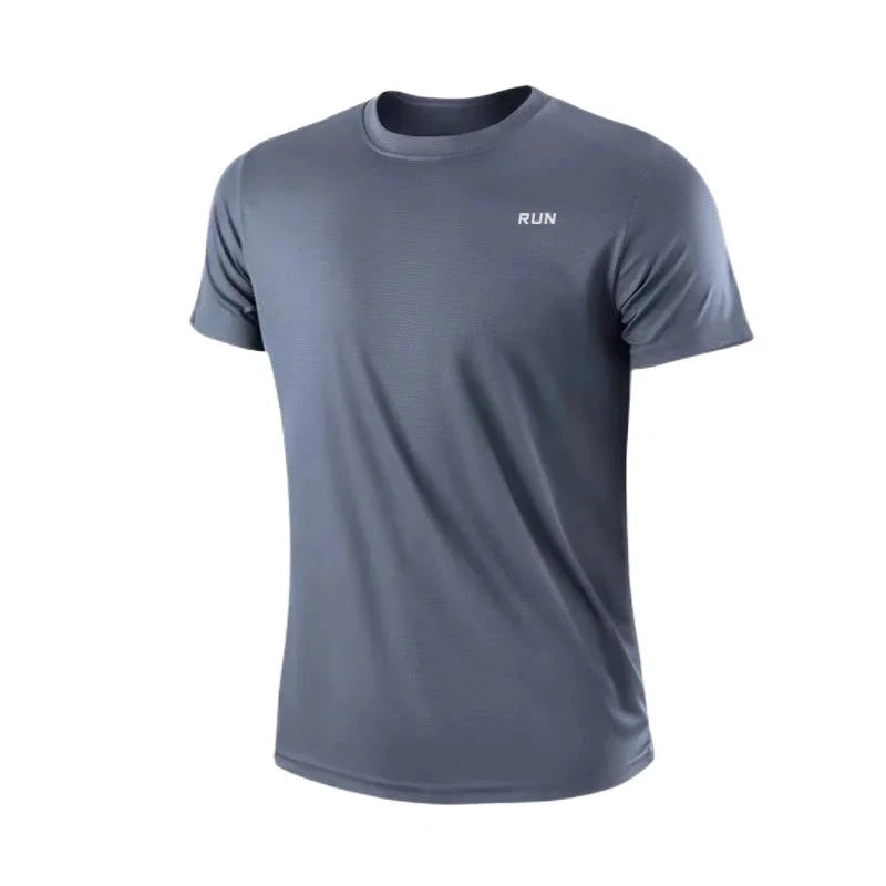 Men's Quick Dry Short Sleeve Gym Running Moisture Wicking GlowCart