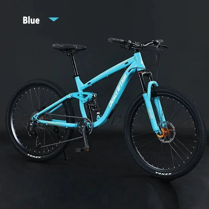 27.5 inch mtb soft tail mountain bike 9/10 speed Cross Country bicycle hydraulic disc brakes shock absorption Downhill bicicleta GlowCart