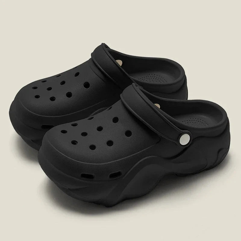 Women DIY Silver Butterfly-Knot Fashion Bow Decor Clogs GlowCart