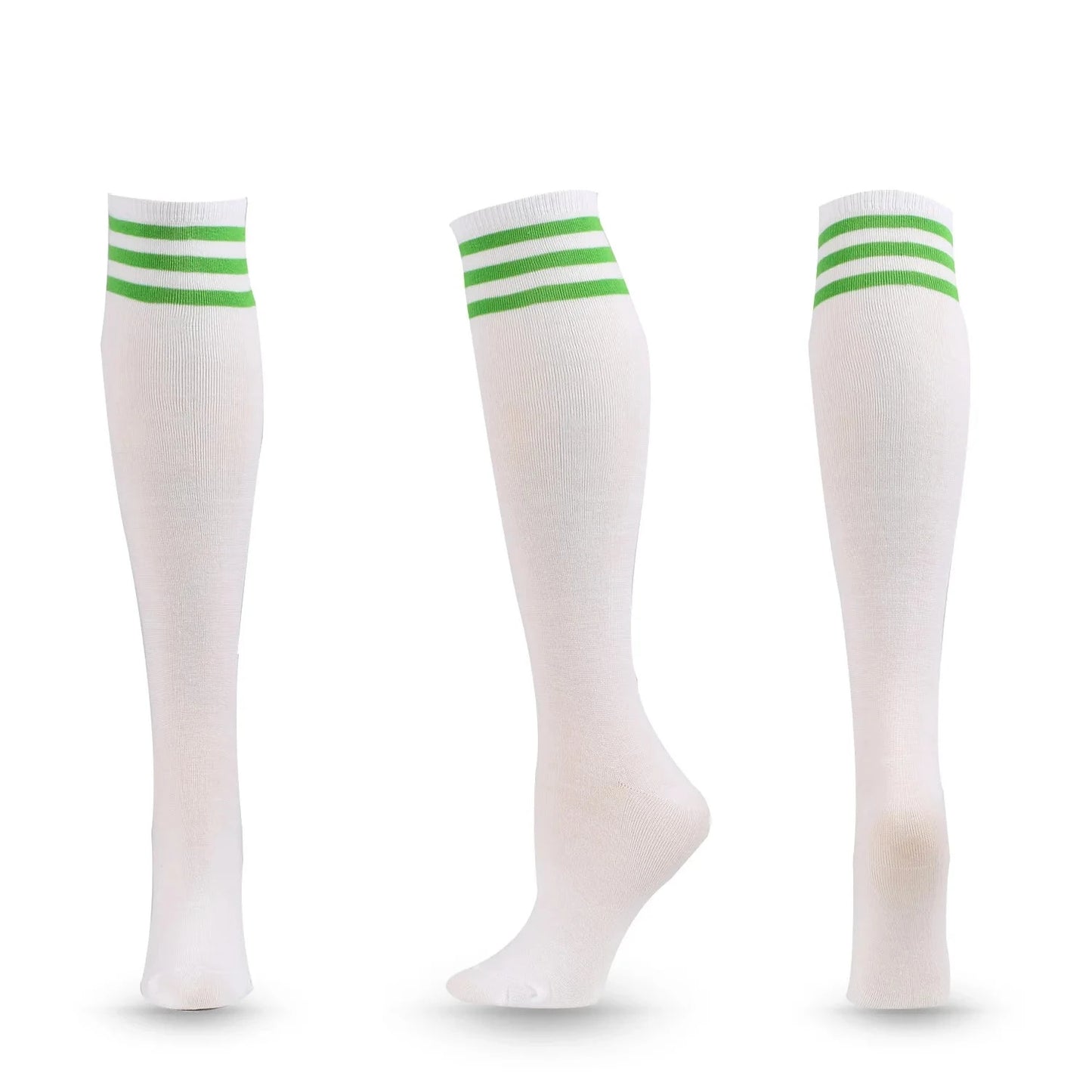 Unisex Compression Socks Football Socks Non-slip Long Tube Knee High Stockings Socks Striped Soccer Socks Running Sports Socks GlowCart