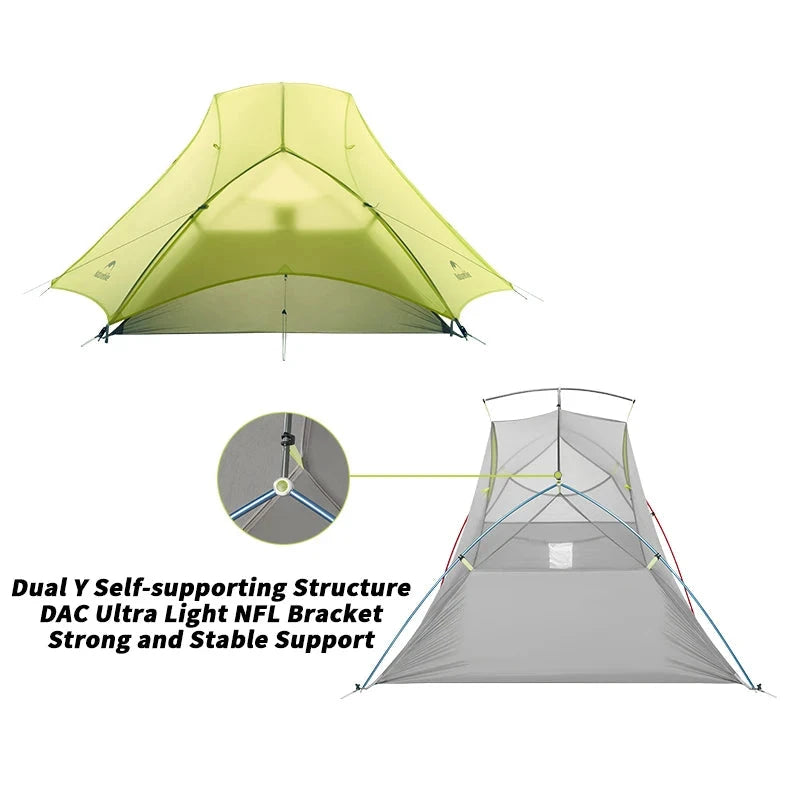 Naturehike Star River EXT 2 Person Tent Ultralight Outdoor GlowCart