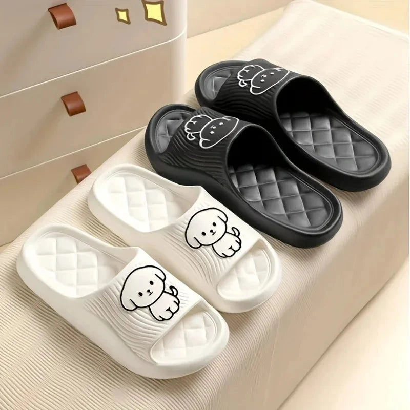 Cute Couple Pillow Slippers Female Summer Wear 2024 New GlowCart