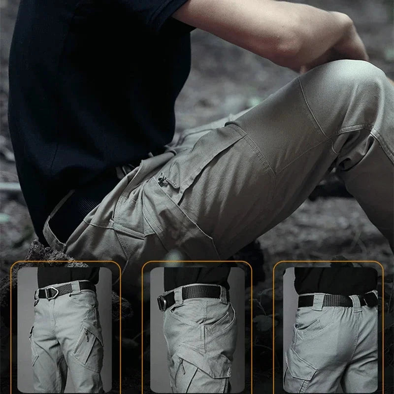 Men Cargo Pants Trousers Multi-pocket Waterproof GlowCart