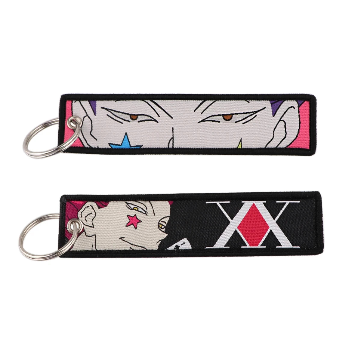 Classic Anime Cool Embroidery Key Fobs Key Tag Motorcycles GlowCart