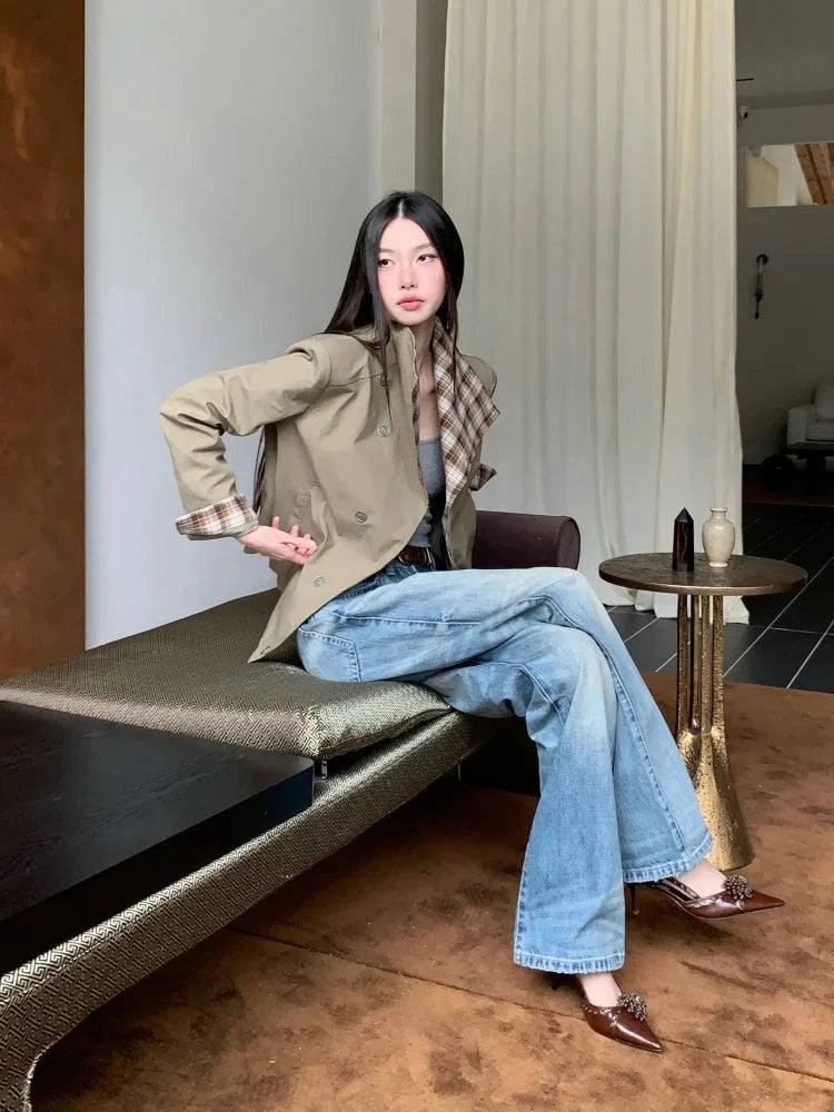 CHEERART Designer Autumn 2025 Jackets For Woman Outerwears GlowCart