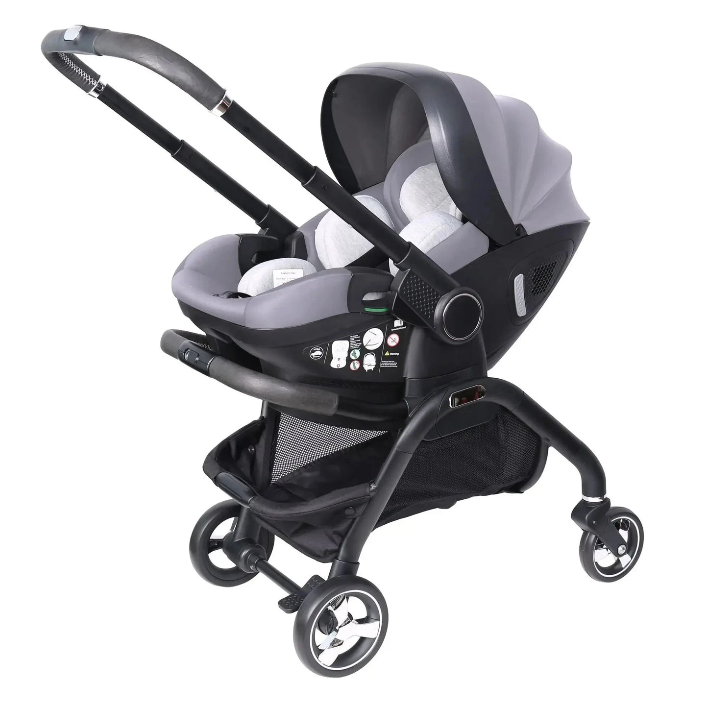 3in1 baby stroller, children's car seat, newborn stroller, portable, lightweight, luxurious, suitable for babies aged 0-12months GlowCart