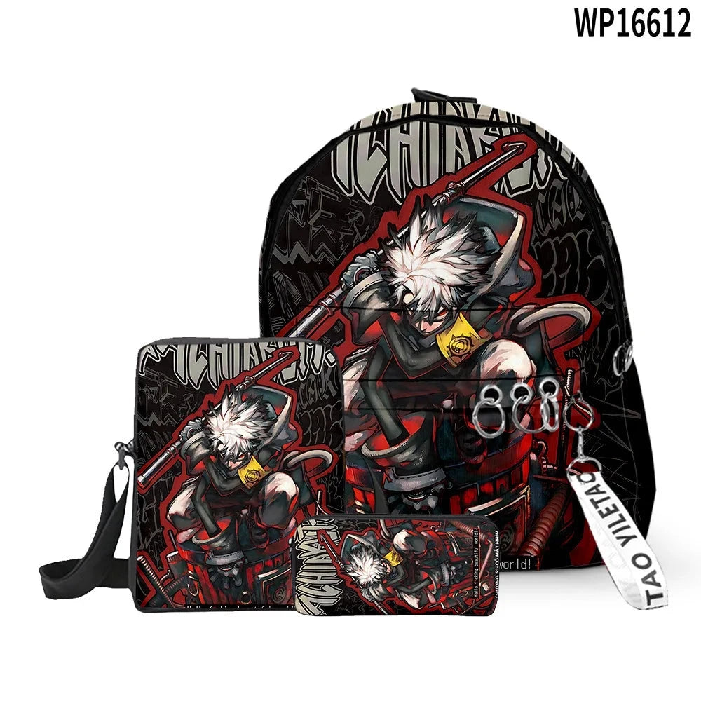 Cartoon Popular Gachiakuta 3D Print 3pcs/Set pupil School GlowCart