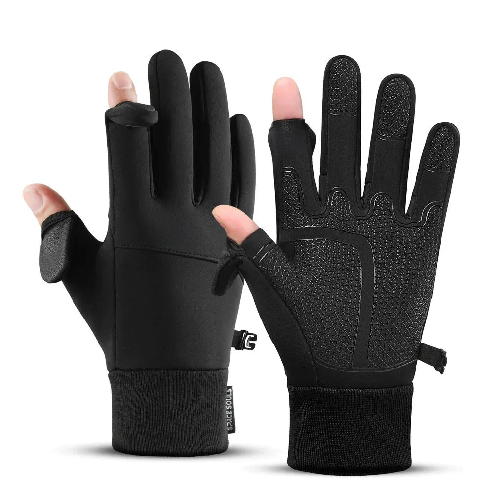 Autumn Winter Warm Windproof Waterproof Touch Screen Gloves GlowCart
