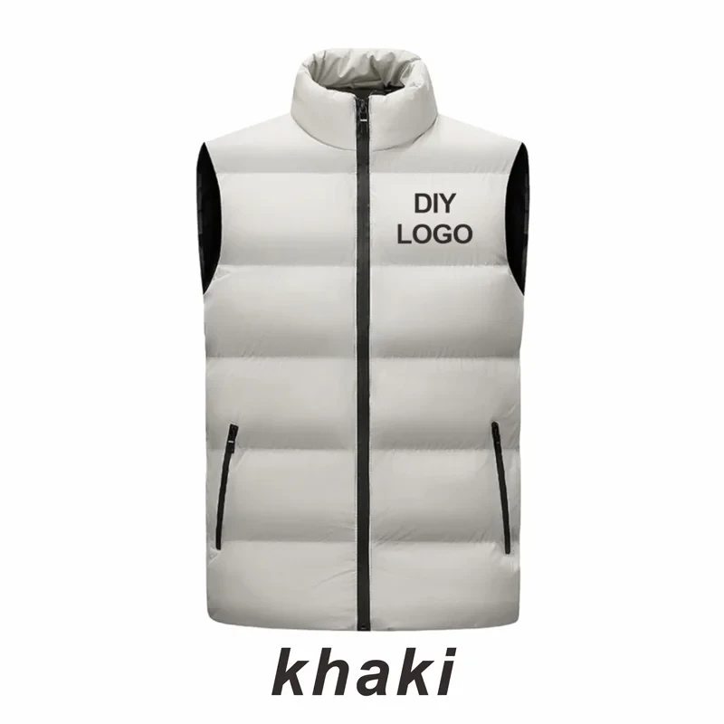 Sleeveless Vest Men's Stand Collar Thicken Jacket Down GlowCart