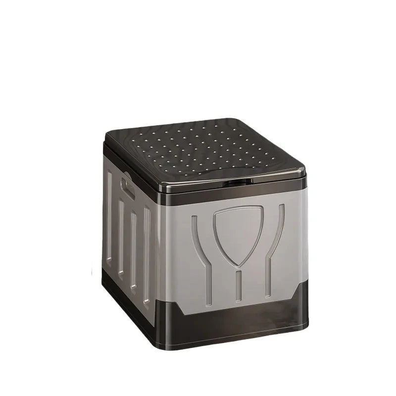 Portable outdoor toilet bucket foldable odor-proof emergency GlowCart