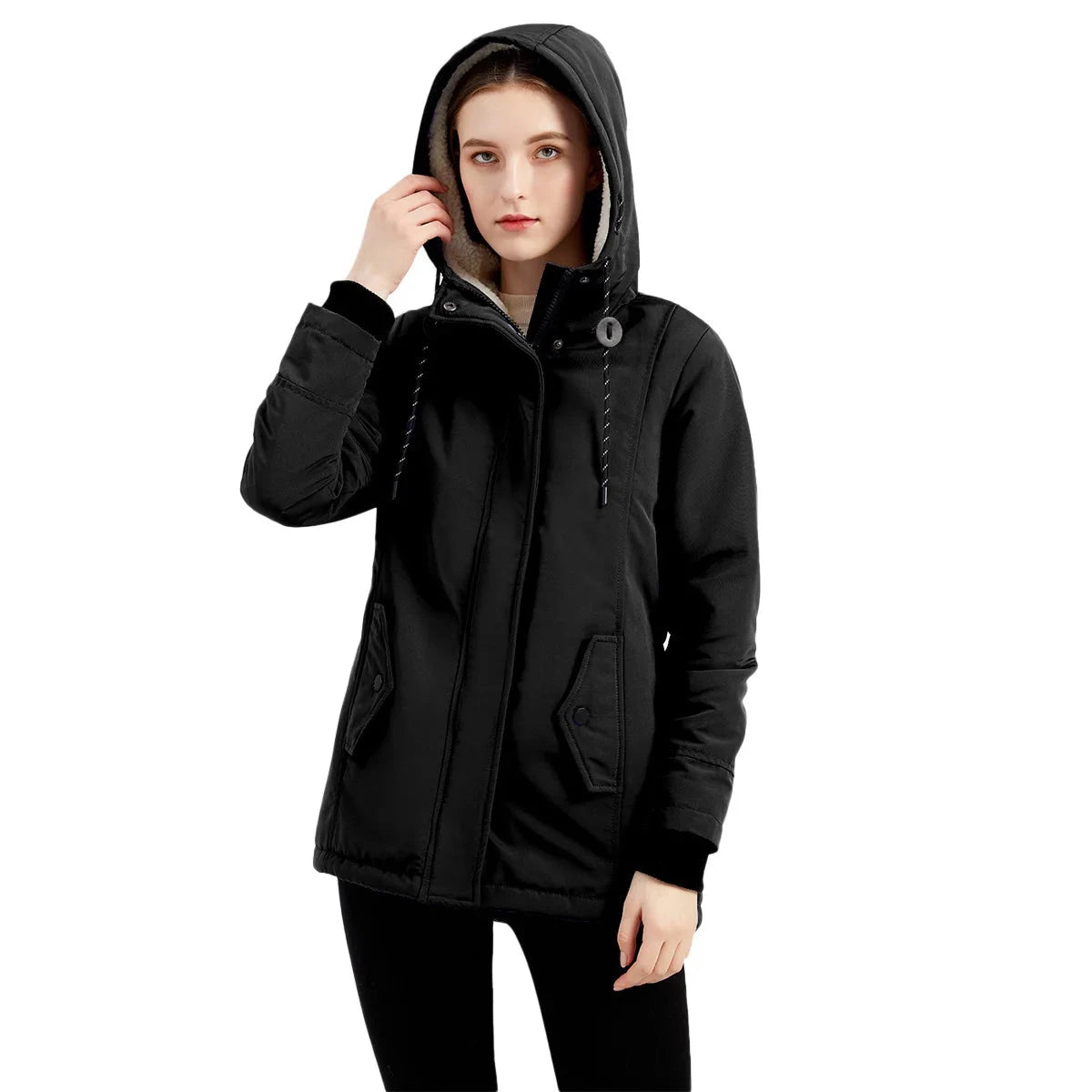 Winter Down Jackets Coats Women Warm Parkas Hooded GlowCart