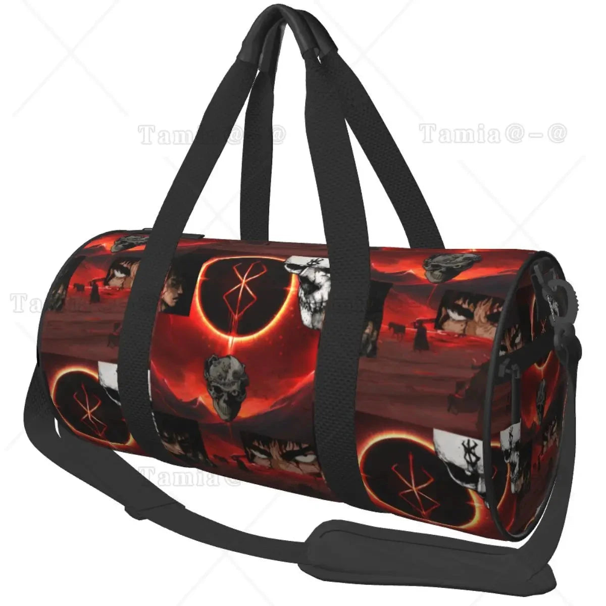 Japan Anime Bereserk Sports Gym Bag with Pocket Waterproof GlowCart
