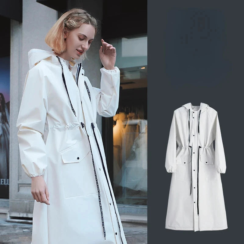 Adult Raincoat Women's Men's and Women's Single Long Full GlowCart