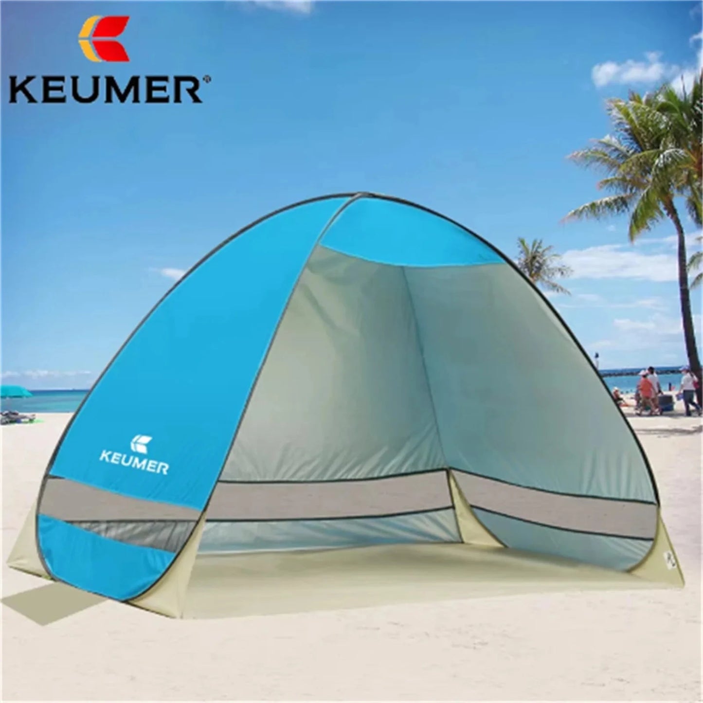 Folding Automatic Camping Ultralight Tent Beach Tent 2 GlowCart