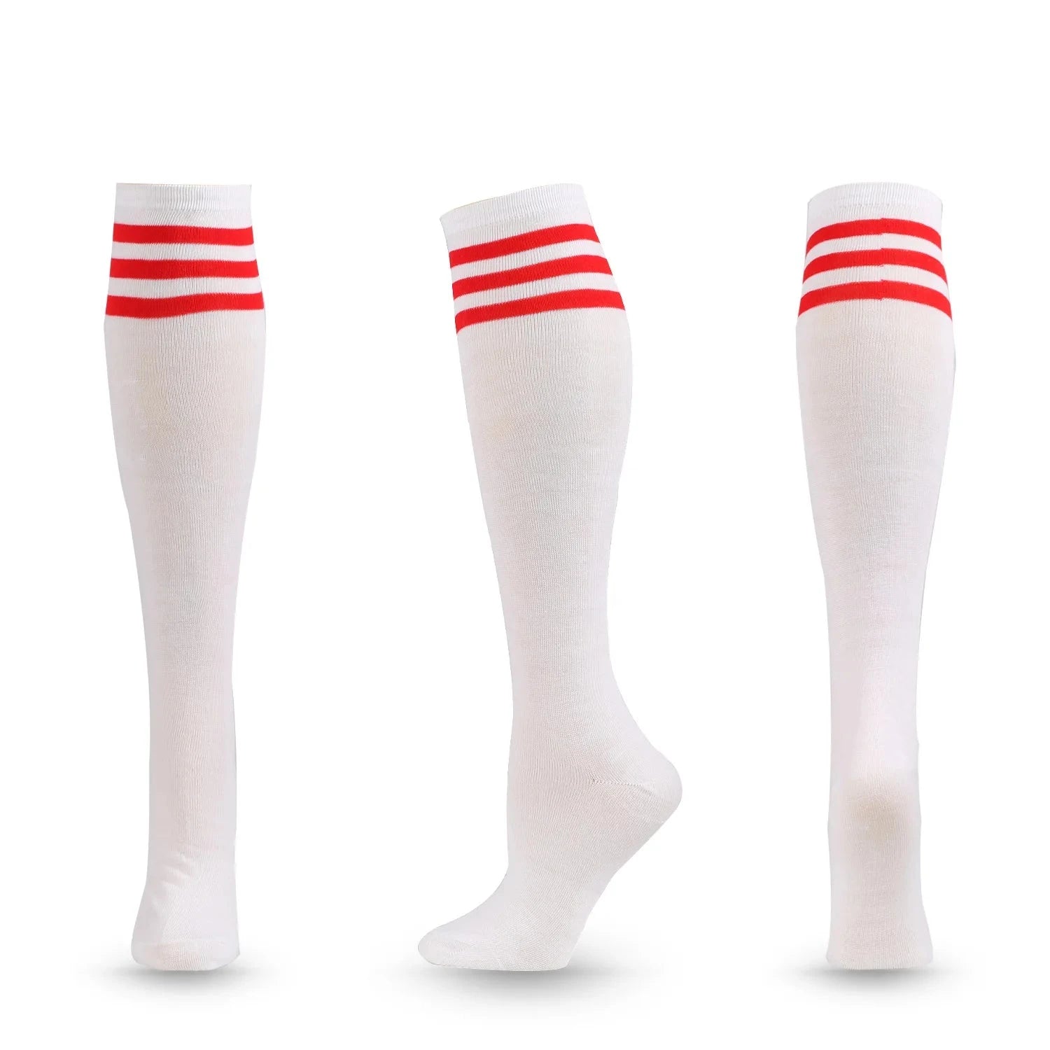 Unisex Compression Socks Football Socks Non-slip Long Tube Knee High Stockings Socks Striped Soccer Socks Running Sports Socks GlowCart