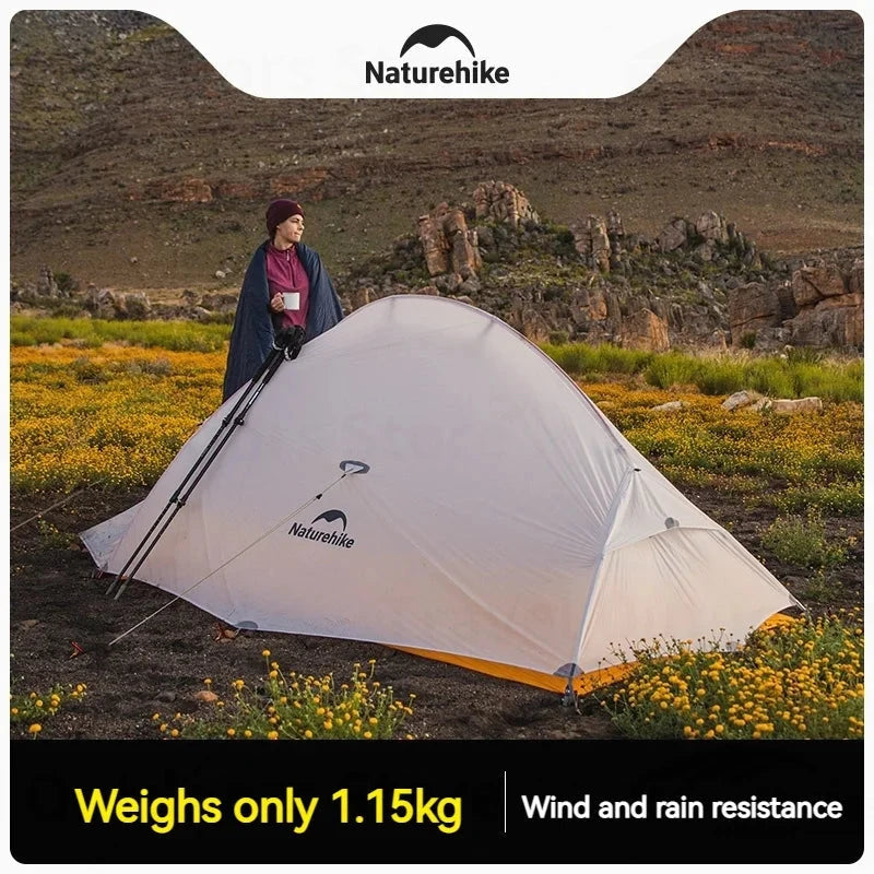 Naturehike 10D Cloud Up Camping Tent  Waterproof Hiking Tent GlowCart