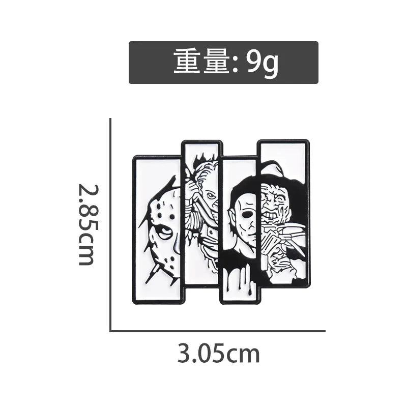 Metal Brooch Halloween Gift Badge Jewelry Wholesale Cap Pin GlowCart