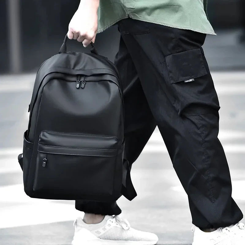 New Fashion Men Oxford Backpack Black School Bags for GlowCart