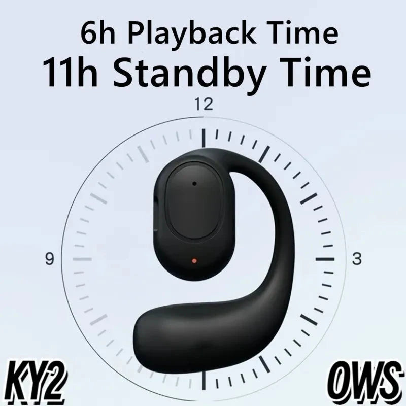 KY2 Wireless Bluetooth Earphones Air Conduction OWS GlowCart