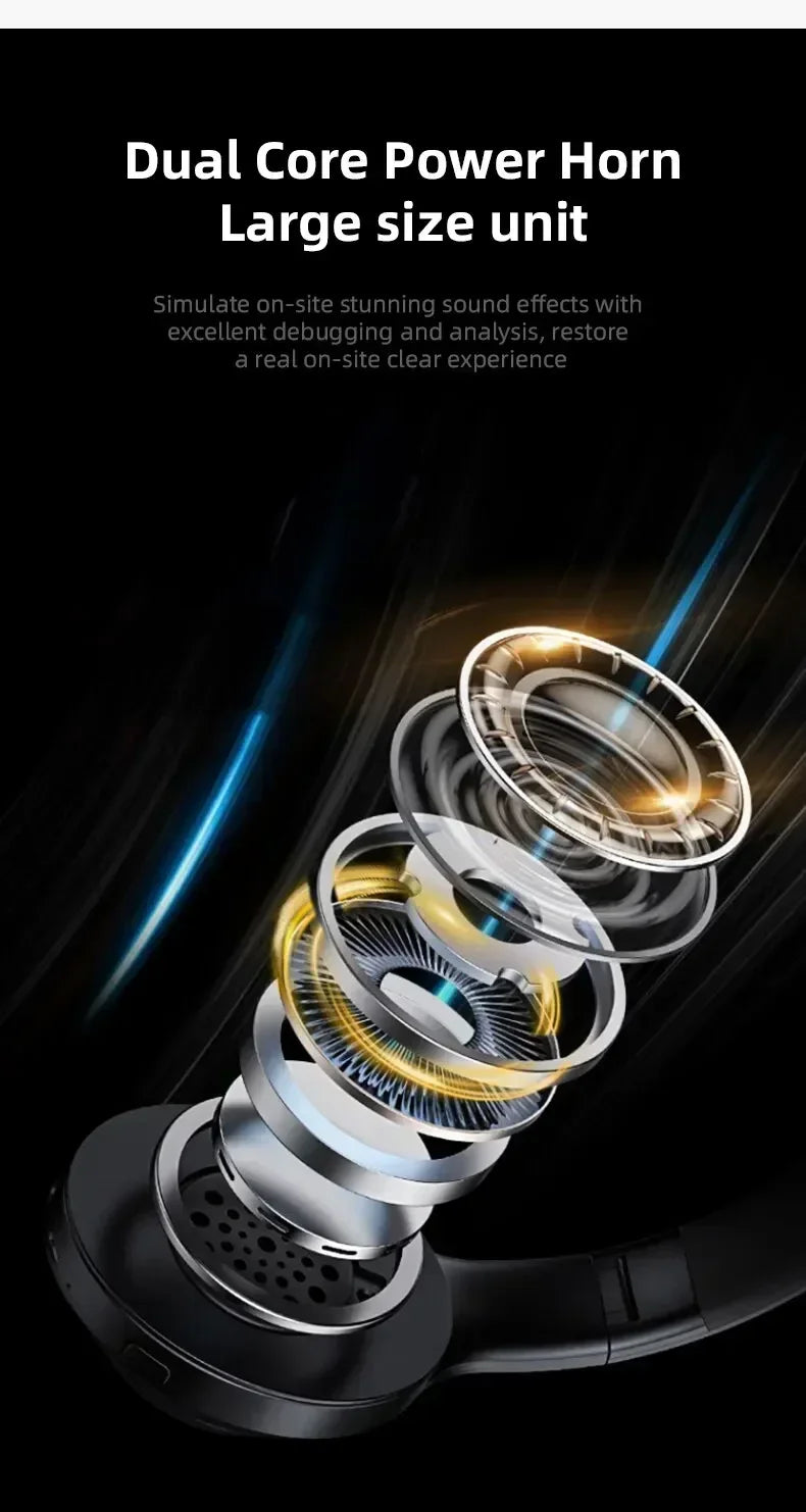 Stereo Headset 5.0 Bluetooth Headset Gamer Headphones Gaming