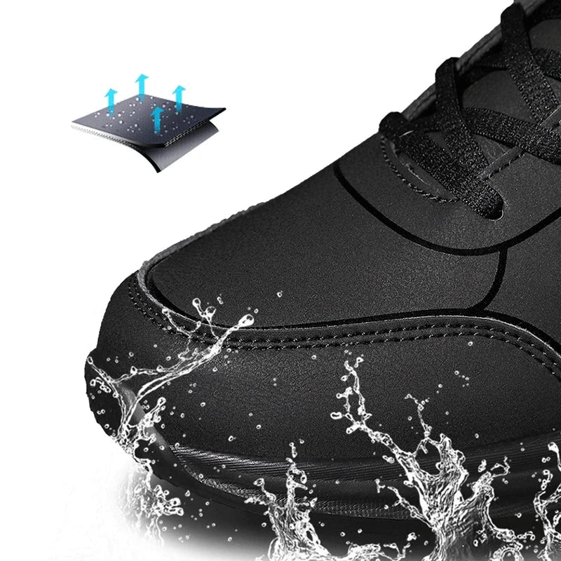 New Men Running Shoes Winter Warm Male Sneakers Anti-slip GlowCart