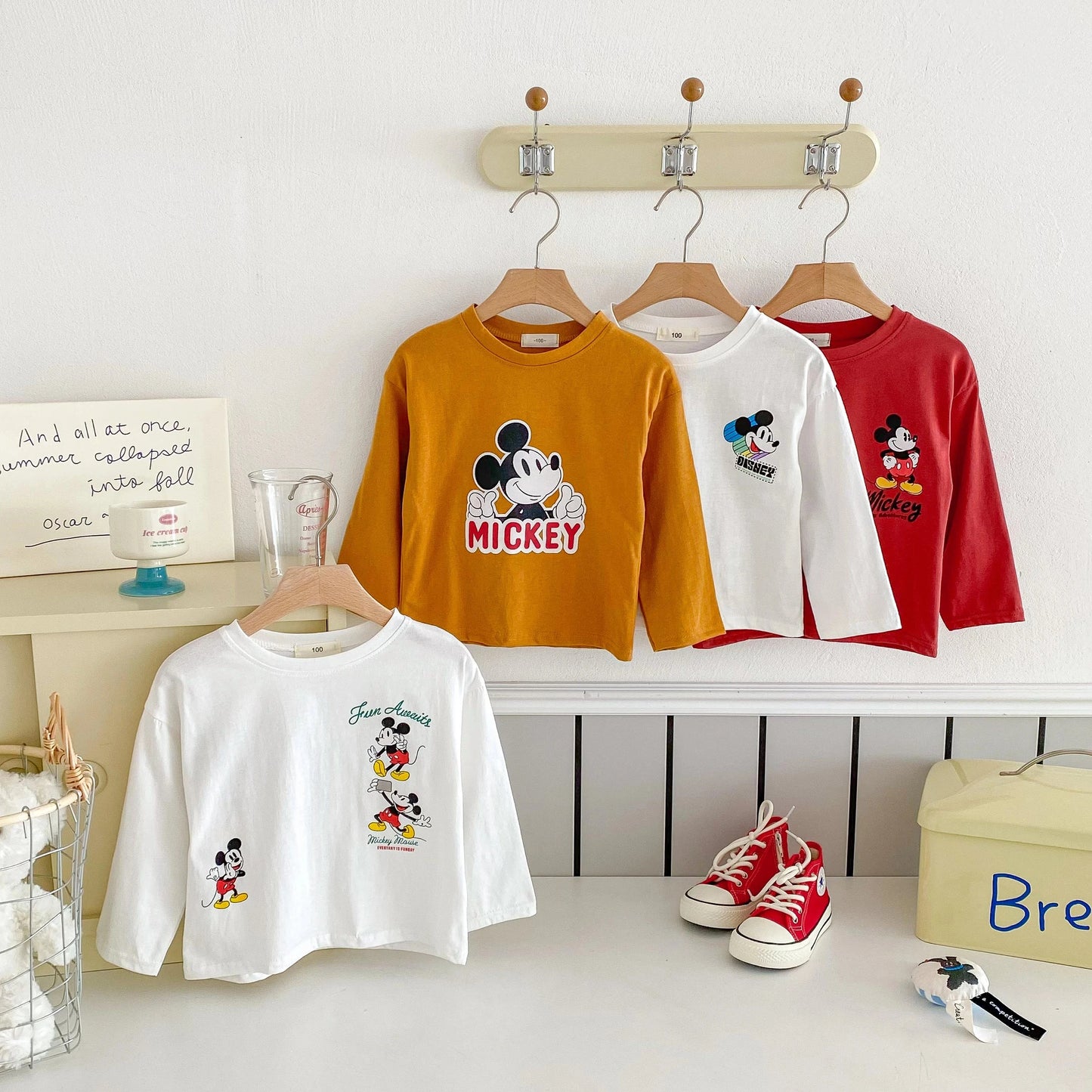 Autumn Boy Girl Baby O-neck Solid Bottoming Shirt Children Simple Casual Long Sleeves T-shirt Kid Cotton Tops Infant Unique Tees GlowCart