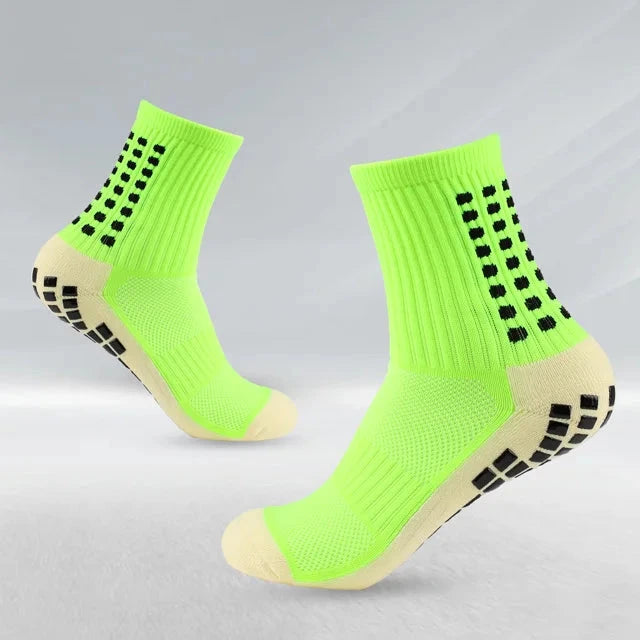 Anti-slip Football Socks Non-slip Soccer Basketball Tennis Outdoor Sport Socks Grip Cycling Riding Men Socks GlowCart