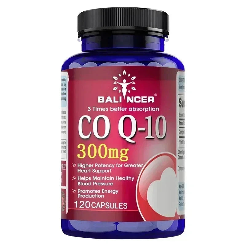 Co Q10 300 Mg Capsules - Supports Cardiovascular & Nervous GlowCart