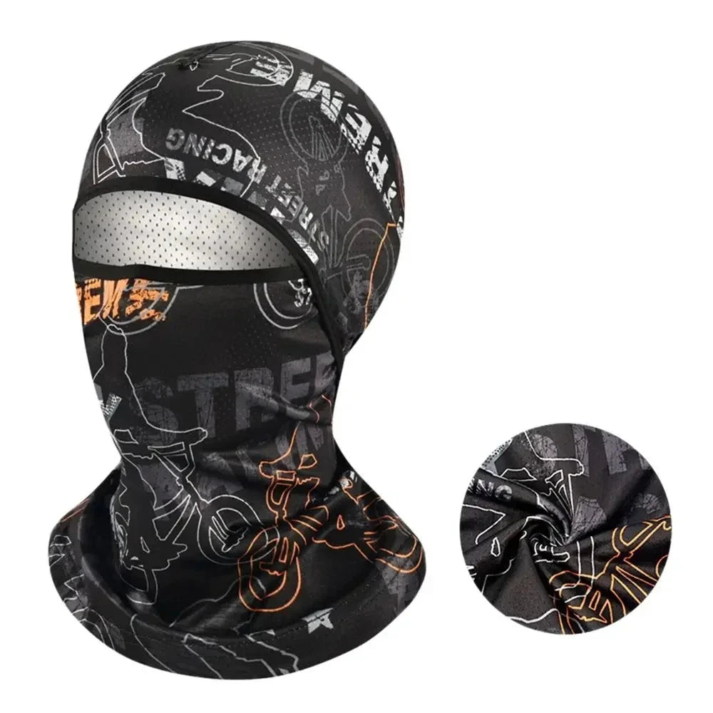 Summer Cool Balaclava Ice Silk Cycling Full Face Cap Sun GlowCart