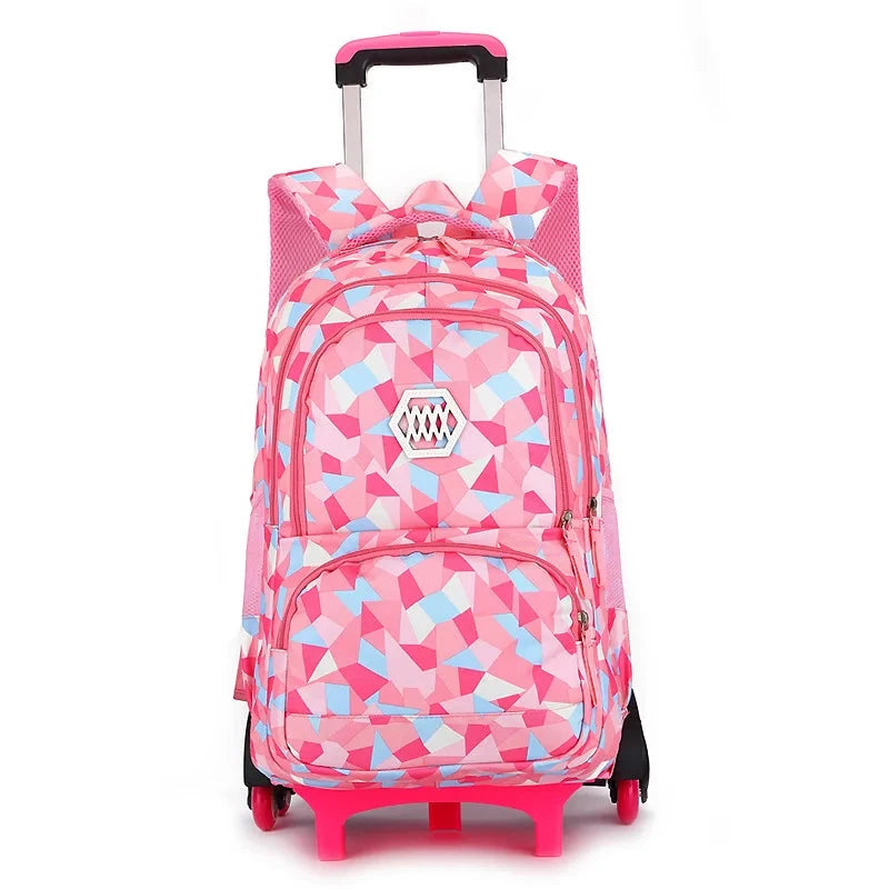 wheeled bags for girls kids Travel luggage Rolling School GlowCart