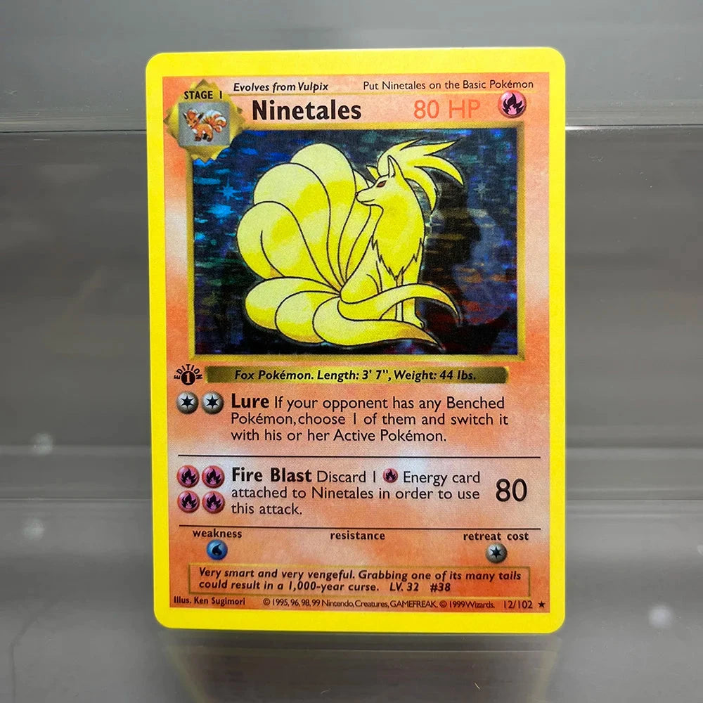 PKM Cards 1st Edition Charizard Blastoise Dragonite 1996 GlowCart