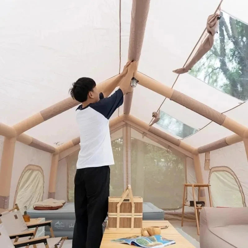 Quick Automatic Opening Inflatable Tent Two Bedrooms One GlowCart