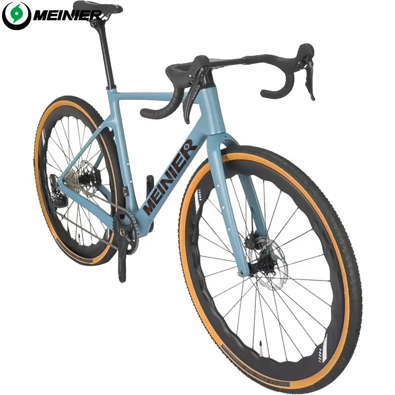 Carbon Gravel Bike Bicicletas Hydraulic Disc Brake Road Bike Bicycle Gravel 11S GRX Groupset GlowCart