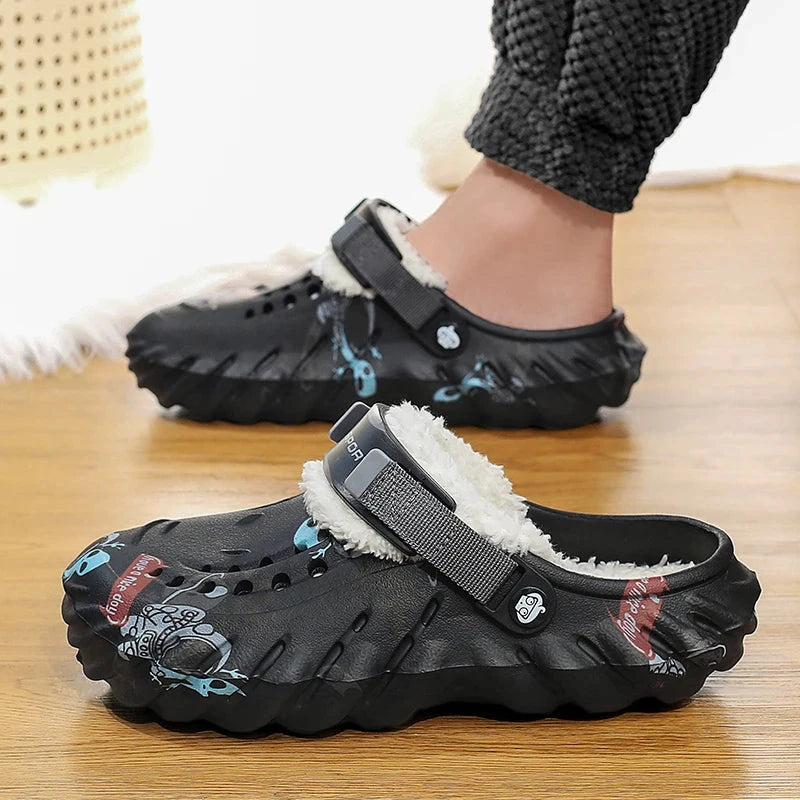 Shoes Winter Men's Flip Flops Padded Slippers Men’s Free GlowCart