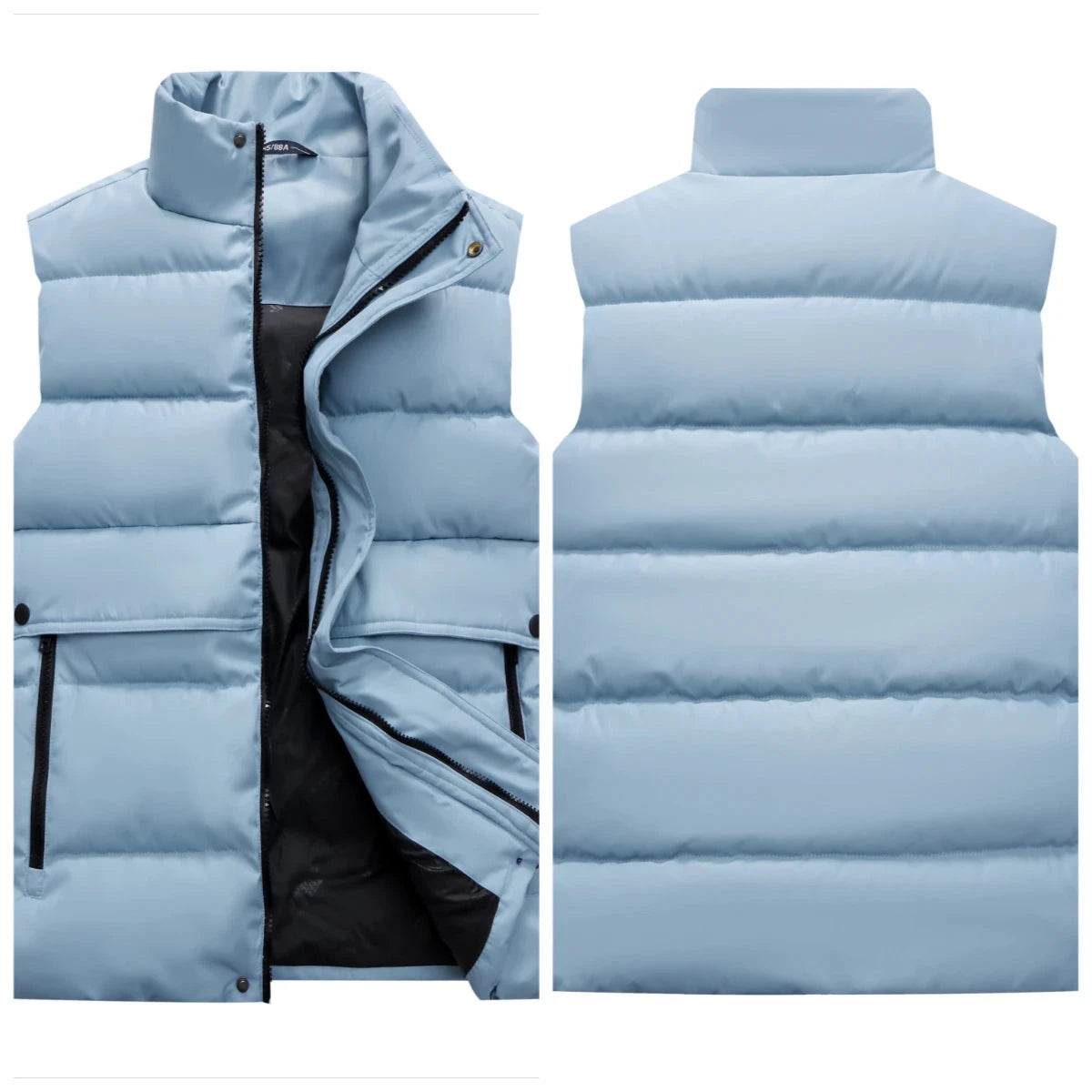 Men Women Down Vest Sleeveless Puffer Jacket Winter Trendy GlowCart