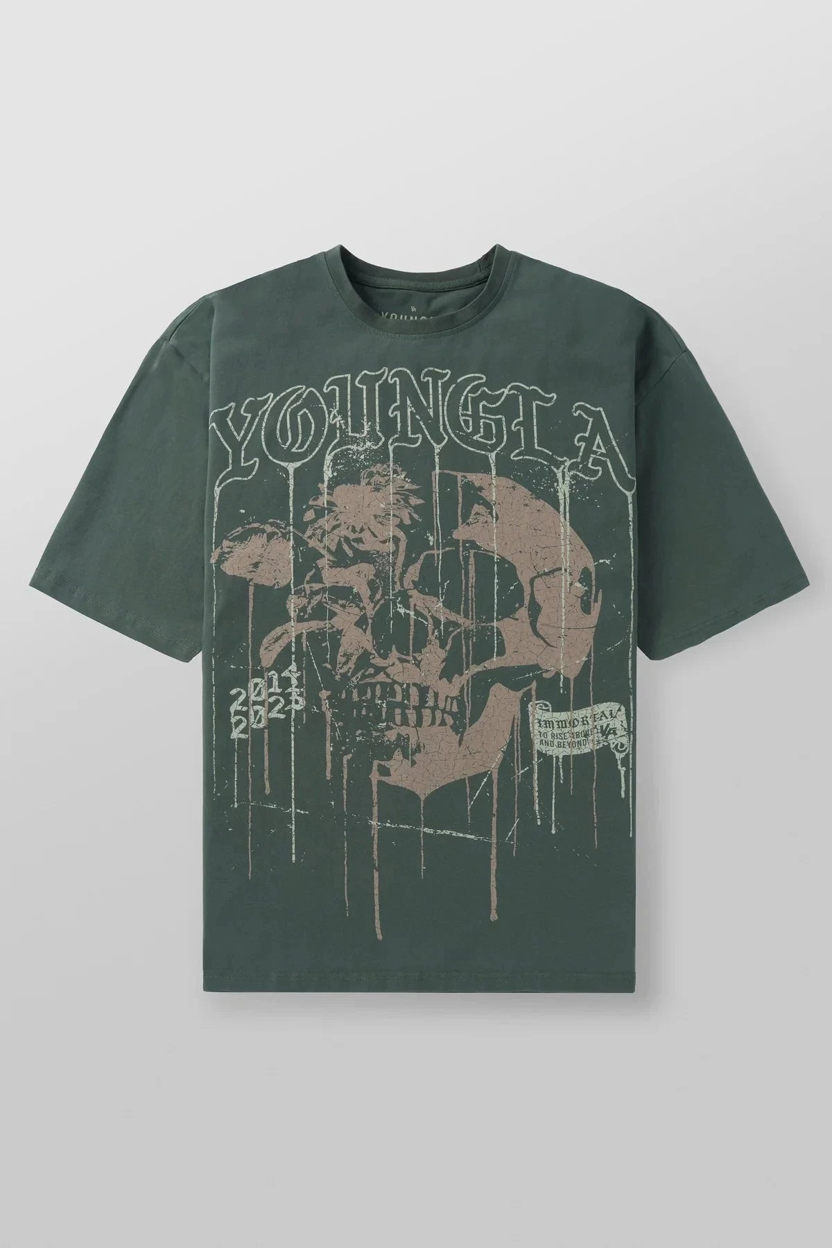 Mens 100% Cotton Crew Neck T-Shirt Soft Breathable GlowCart