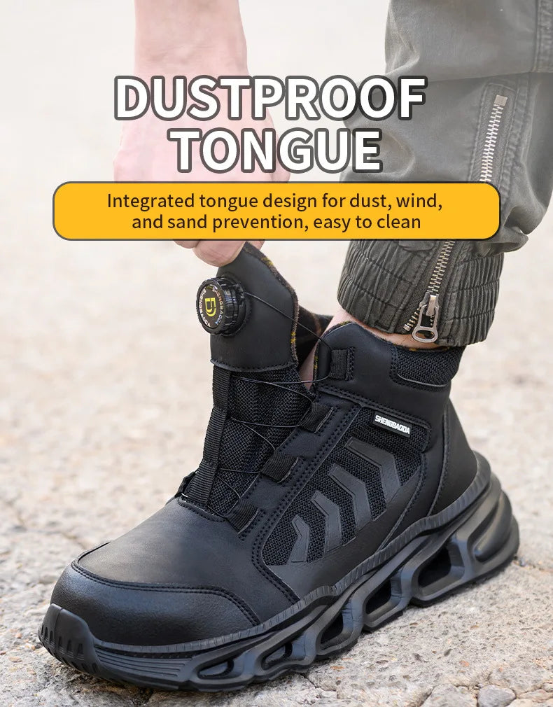 Insulation 6KV Work Safety Boots Men Anti smash Anti Puncture Security Protective Safety Shoes Men Work Shoes Plus Size 47 48 GlowCart