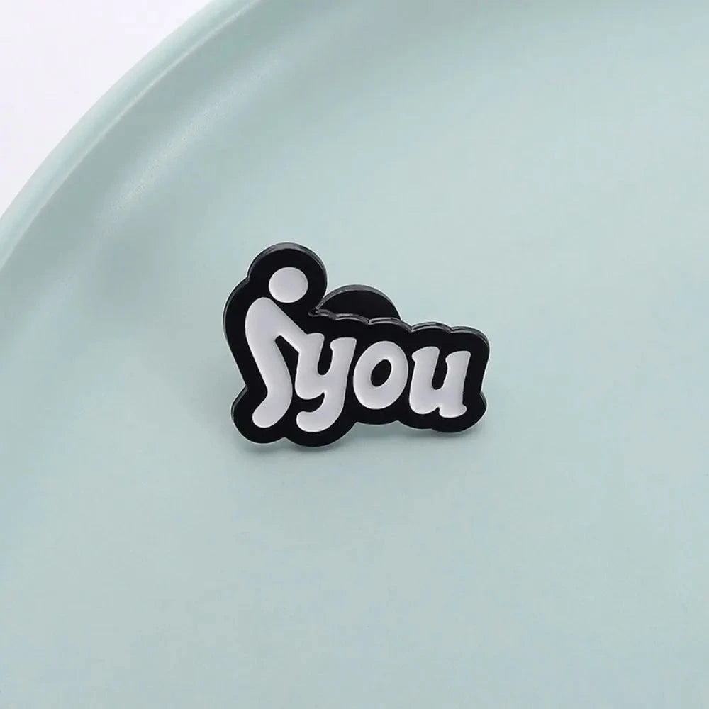 Funny Design Creative Cute Enamel Brooch Backpack Hat GlowCart