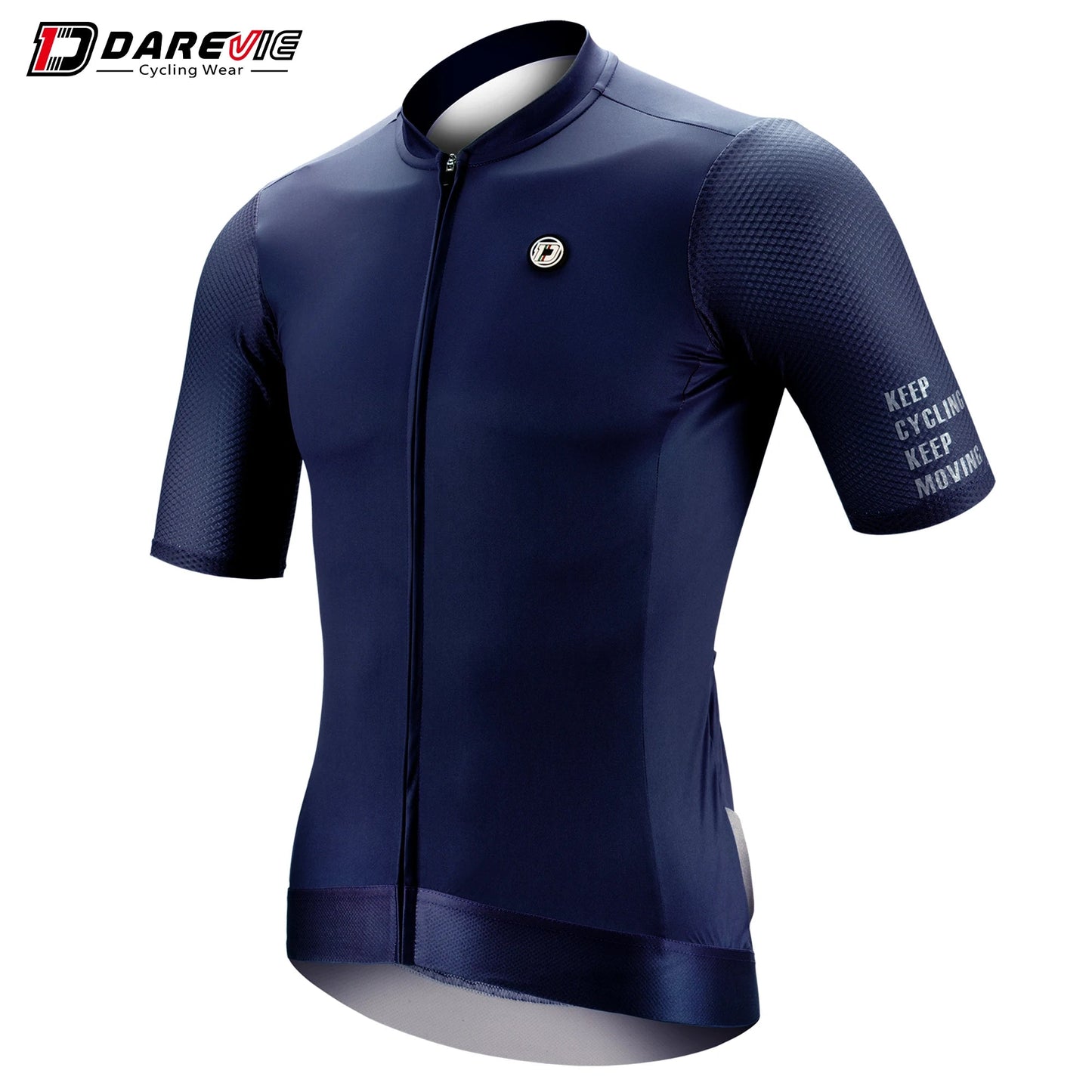 DAREVIE Cycling Jersey SPF 50 Anti-UV Training Level Slim Fit Small Size Men Women Man Cycling Maillot Bike Jersey Cycling Shirt GlowCart