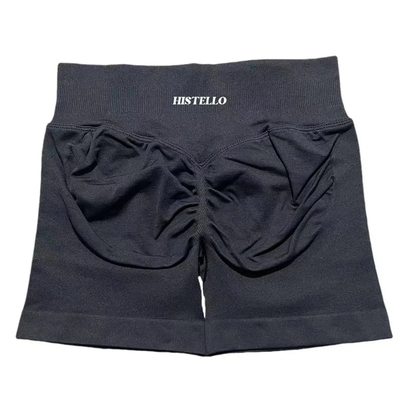 HISTELLO Impact Shorts Df Substitute High Waist Women Yoga Workout Short Seamless Leggings Stretch Fitness Running Gym Shorts GlowCart