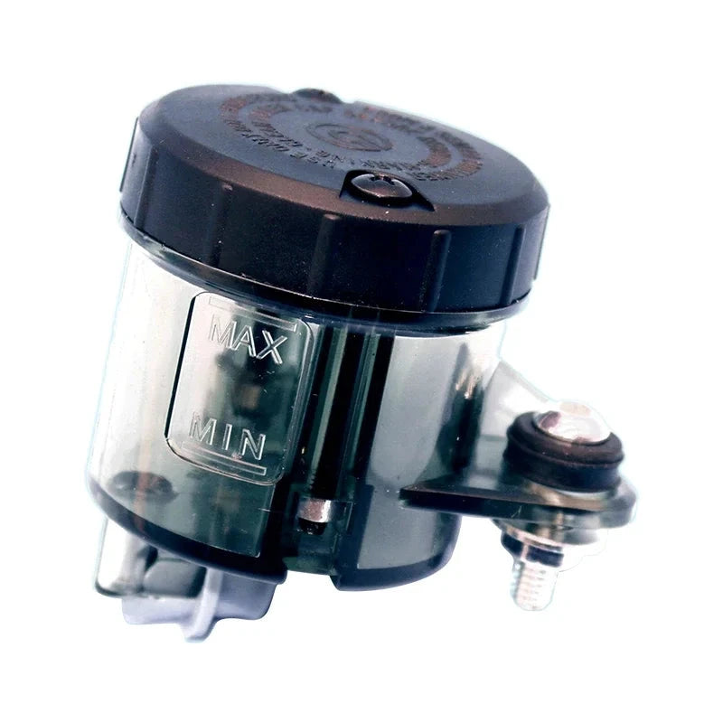 Universal Motorcycle Lever Brake Oil Tank Front Brake Clutch Fluid Bottle Master Cylinder Oil Reservoir Tank Cup With Holder GlowCart