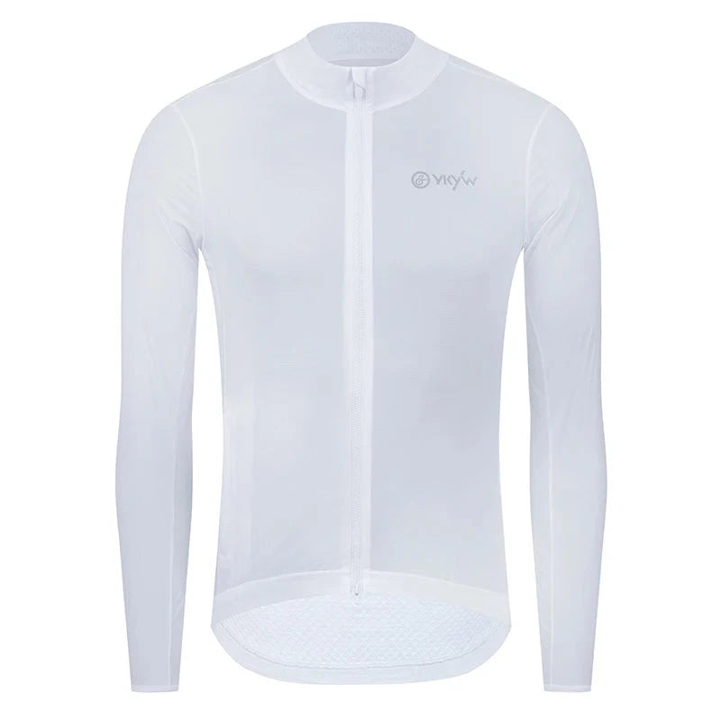 YKYW Men Windproof Waterproof Long Sleeve Cycling Jacket YKK Double Zipper Breathable MTB Bike Clothing Tops Pro Team Jersey GlowCart