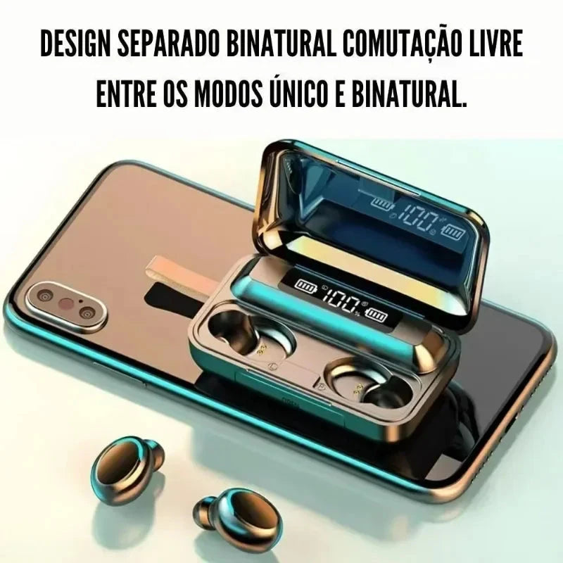 F9 Wireless Earphones Bluetooth Stereo Headphones Sport GlowCart