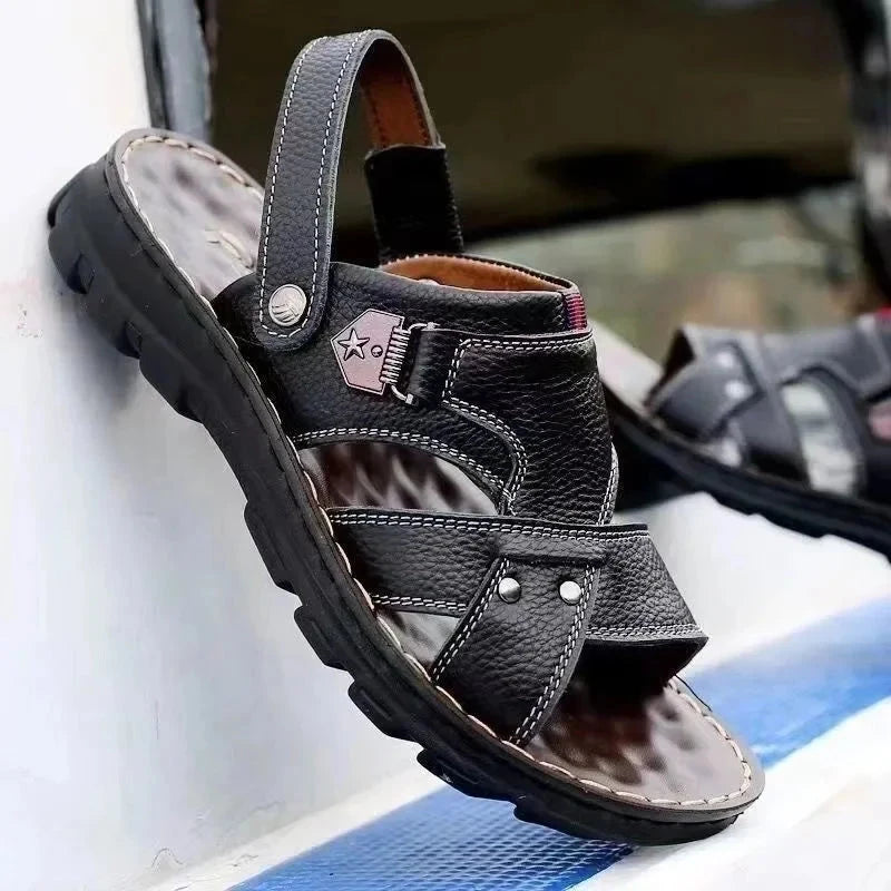 Summer Men's Sandals Soft Bottom Anti-Slip Slippers Casual GlowCart