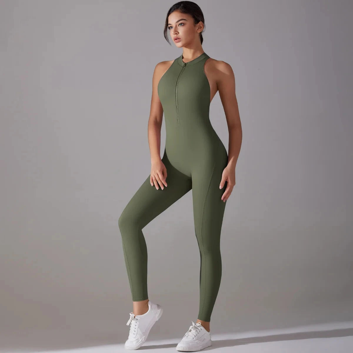 Sexy Hollow Backless Scrunch Sporty Jumpsuit Raises Butt GlowCart